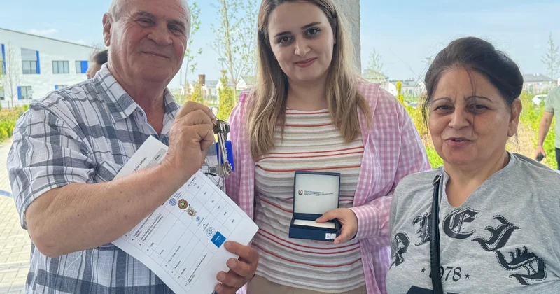 Ağdamın Kəngərli kəndində daha 48 ailəyə evlərinin açarları təqdim olunub FOTO