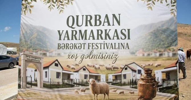 Cəbrayılda “Qurban Yarmarkası Bərəkət Festivalı” keçirildi