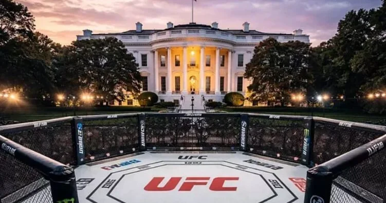 К 80 летию Трампа у Белого дома построят арену UFC