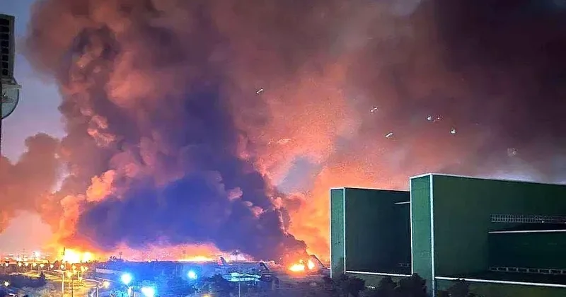 Пожар вспыхнул в аэропорту имени Имама Хомейни под Тегераном