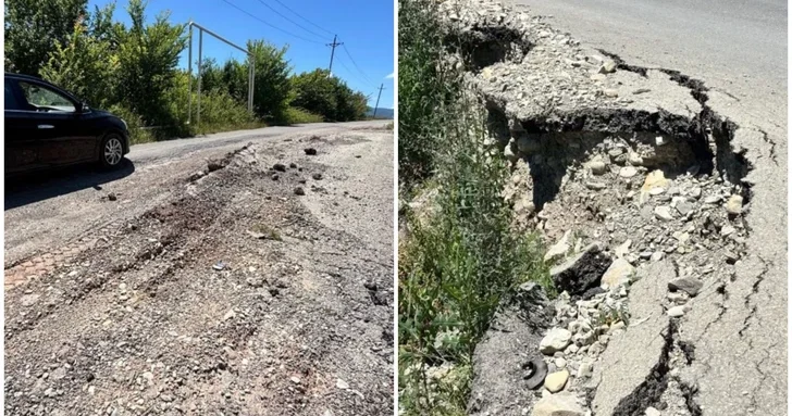 Дорога, соединяющая несколько шамахинских сел, пришла в полную негодность