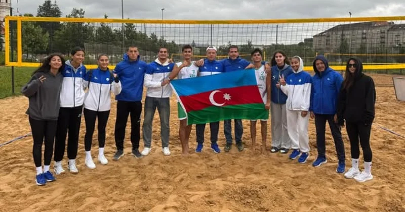 Azərbaycanın çimərlik voleybolu üzrə yığmaları Ermənistan və Gürcüstanı məğlub edib