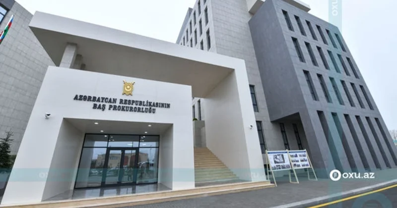 Kinostudiyanın ərazisində baş verən partlayışla bağlı Baş Prokurorluqda araşdırma aparılır