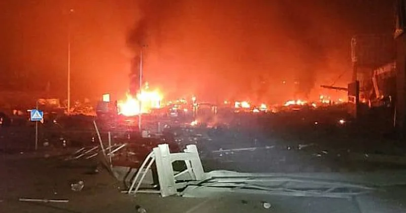 Киевский аэропорт под бомбежкой