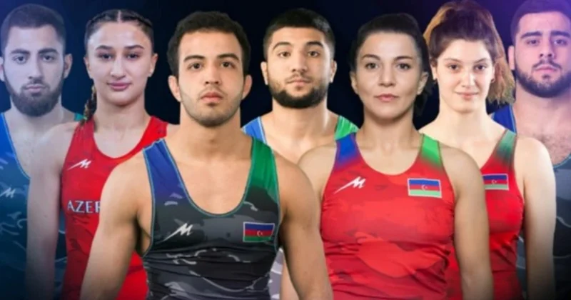 Azərbaycan güləşçiləri beynəlxalq turnirdə 6 medal qazanıblar