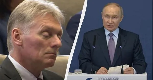 Putin çıxış etdi, Peskov yuxuladı