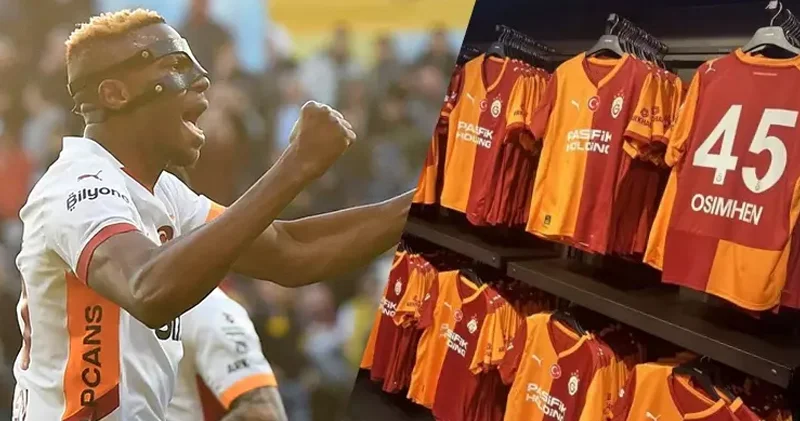 Qalatasaray ın yeni formalarında Osimhen sürprizi