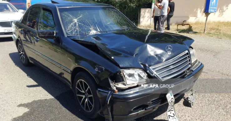 Lənkəranda Mercedes lə vurulan qadın öldü