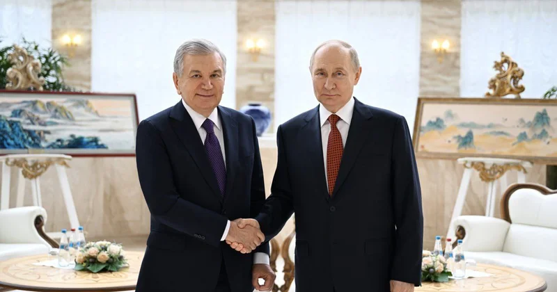 Президенты Узбекистана и России провели встречу на полях саммита ЕАЭС