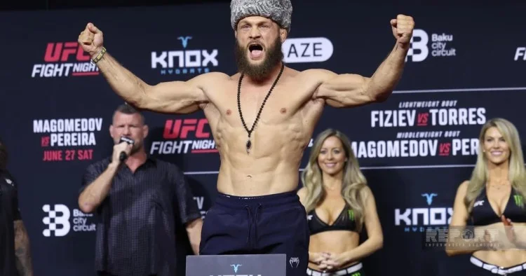 Rafael Fiziyev nakautla qazandı, Nazim Sadıxov məğlub oldu UFC Fight Night turniri