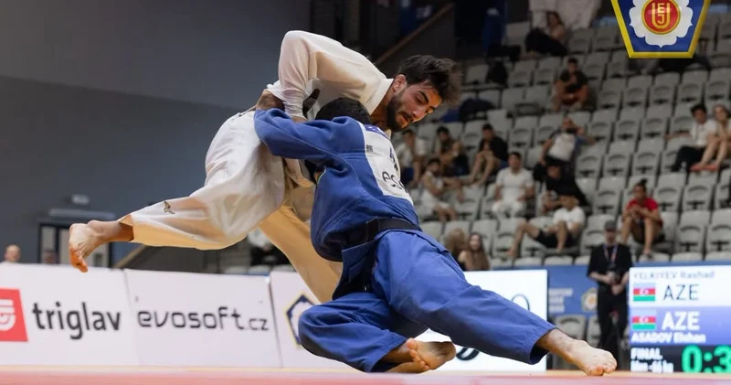Azərbaycan cüdoçuları Çexiyada üç medal qazanıblar