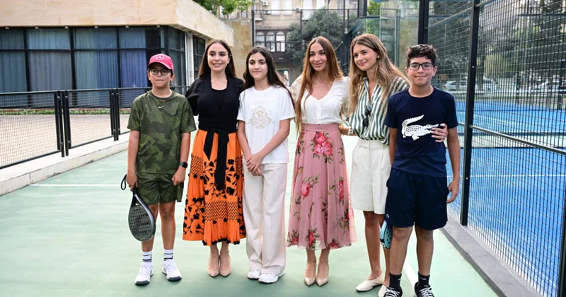 Leyla və Arzu Əliyevalar Dənizkənarı Milli Parkda Fotolar