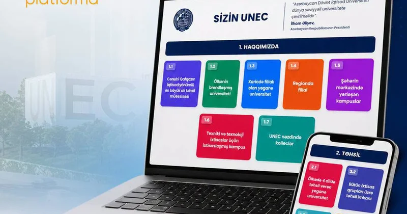 Новая цифровая платформа для абитуриентов: ВАШ UNEC (R)