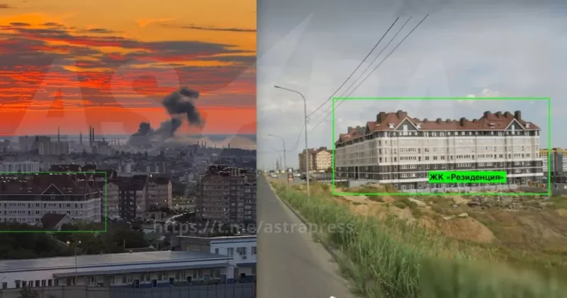 ASTRA: Дым поднимается над заводом Титан Баррикады после атаки ВСУ по Волгограду ракетами Фламинго ФОТО / ВИДЕО
