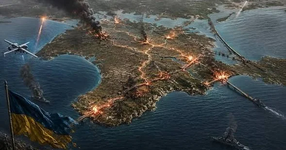 Ukrayna Krımda hava hücumundan müdafiə sistemini vurdu