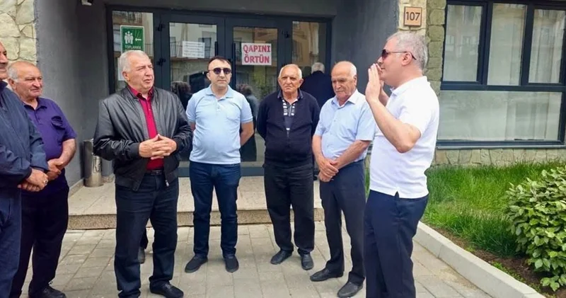 Aqil Məmmədov Kəlbəcərdə sakinlərlə görüşüb FOTOLAR