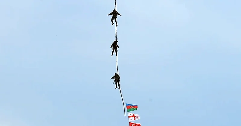 Xüsusi təyinatlıların birgə təlimlərindən Görüntülər