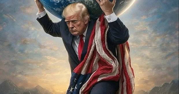 Трамп опубликовал сгенерированное ИИ изображение в образе Атланта