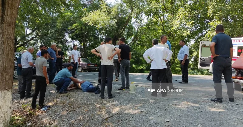 В Шекинском районе столкнулись автомобили марки ВАЗ , есть раненые ФОТО ВИДЕО