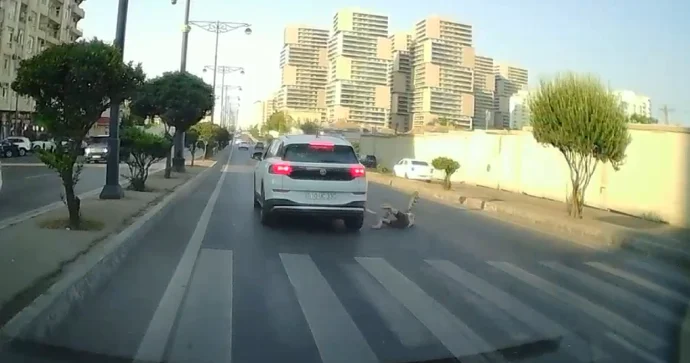 Bakıda dəhşətli qəza: Gənc qızı piyada keçdində vurub ölümcül etdilər VİDEO