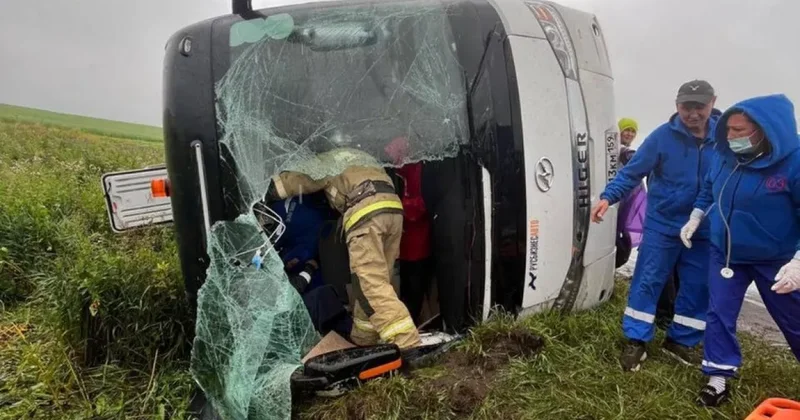 Более 20 туристов пострадали в ДТП с автобусом в Башкортостане ФОТО