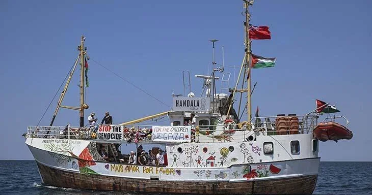 “Azadlıq Donanması”nın “Handala” gəmisinə İsrail müdaxiləsi