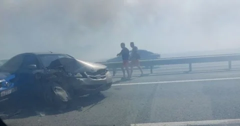 Krımda güclü yanğın baş verib...