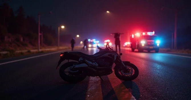 Abşeronda motosiklet piyadanı vurdu, sürücü hadisə yerində öldü