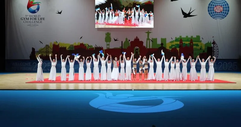 Gimnastlarımız Portuqaliyada keçirilən yarışda uğurla çıxış ediblər FOTO