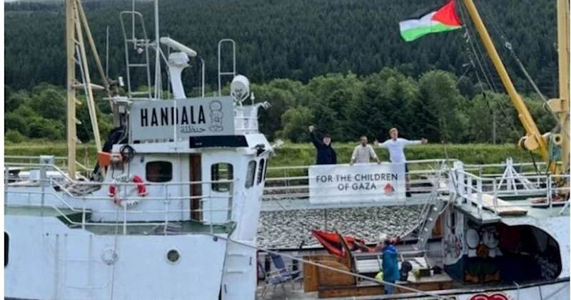 İsrail hərbçiləri “Hənzala” gəmisinə Aşdod limanına aparıblar