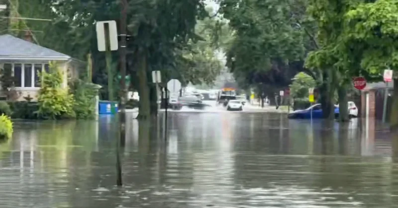 Дожди затопили Иллинойс ВИДЕО
