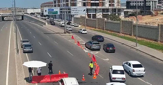 Axşamkı konsertə görə bu yol bağlandı