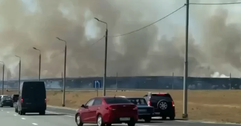 Крым полыхает видео