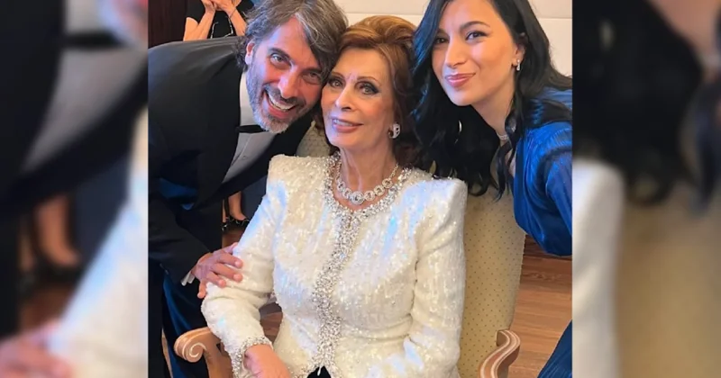 Sofi Lorenin oğlu pravoslavlığı qəbul edib, gürcü qızla evləndi VİDEO