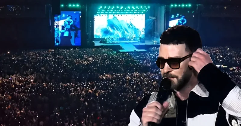 Dünya şöhrətli pop ulduzu Castin Timberleykin Bakıdakı konsertindən GÖRÜNTÜLƏR