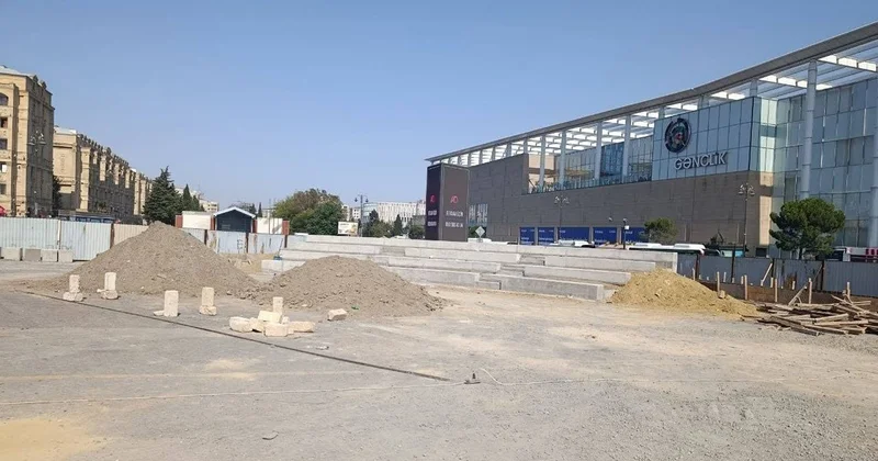 “Gənclik”dəki iki park birləşdirilir Yeni fotolar