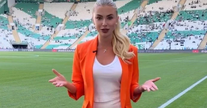 “Bursaspor” azarkeşləri “Şaxtyor”un spikerinə çətin anlar yaşadıb FOTO/VİDEO
