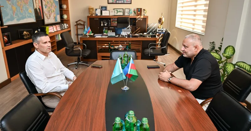 Serbiya Superliqasının baş katibi PFL in qonağı olub FOTO