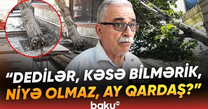 Binəqədi sakinləri təhlükə ilə üz üzə: Hamısı tökülür camaatın başına