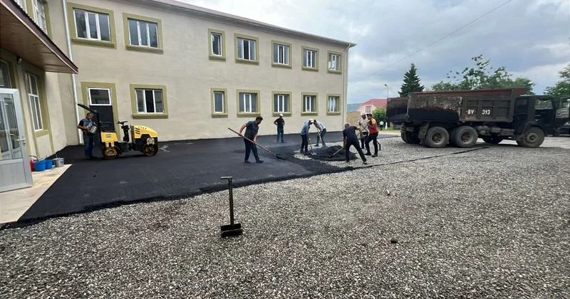 Qusar Peşə Liseyində abadlıq işləri aparıldı FOTO