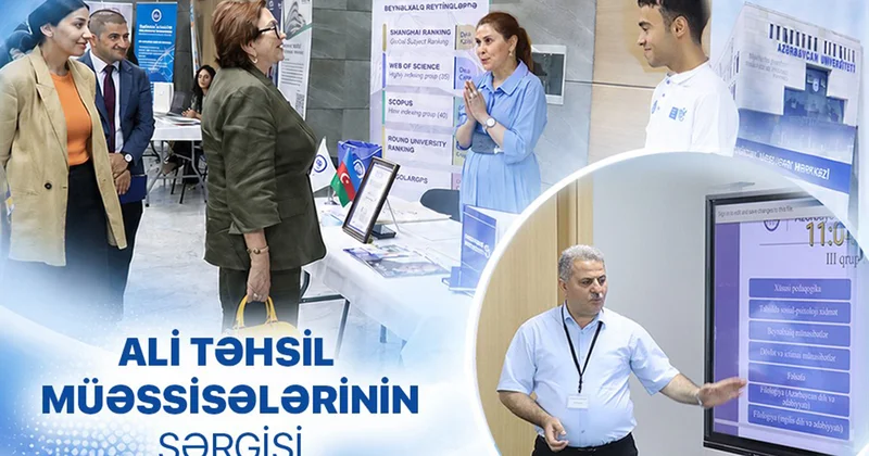 Azərbaycan Universiteti ali təhsil müəssisələrinin sərgisində iştirak edəcək Foto