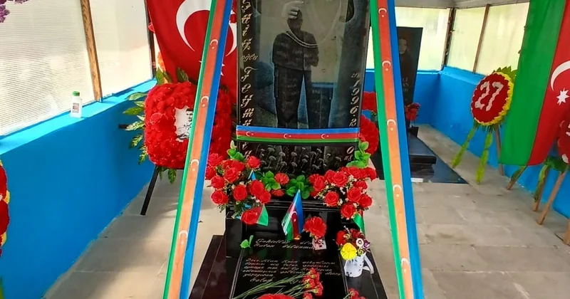 Şəhidin doğum günü münasibətilə məzarı ziyarət edildi