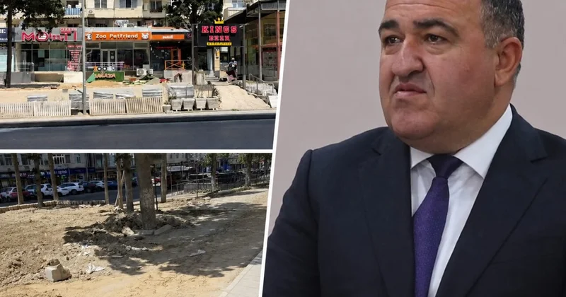 İcra başçıcı Leyla Əliyevanın açılışını etdiyi parkı satıb? GECƏLƏR AĞACLAR KƏSİLİR