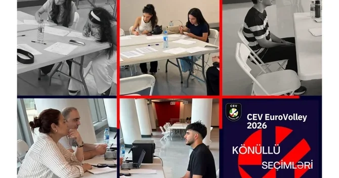 Qadın voleybolçular arasında Avropa çempionatının könüllüləri müəyyənləşib