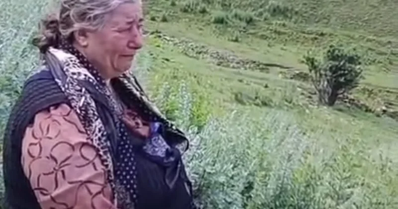 33 il sonra dağılmış evini görən Kəlbəcər sakininin təsirli görüntüsü VİDEO