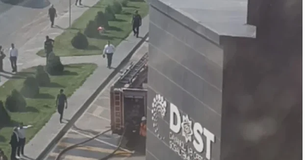 В Хырдалане второй раз за год загорелся центр DOST Minval Politika