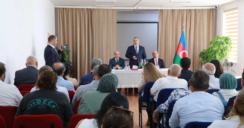 Adil Əliyev Zığda sakinlərlə görüşdü FOTOLAR