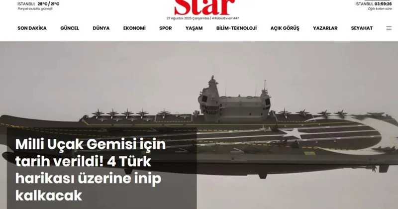 Media: Türkiyənin ilk aviadaşıyıcısı 2030 cu ilədək istismara buraxıla bilər