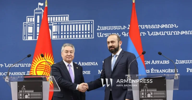 Mirzoyan qırğız həmkarını Vaşinqton görüşü barədə məlumatlandırıb