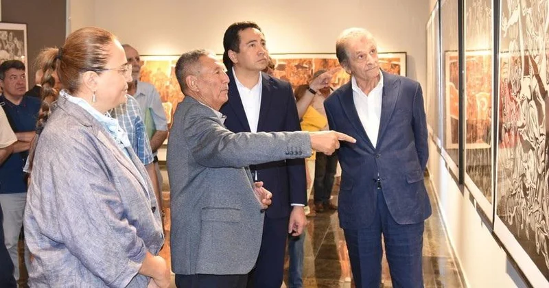 Bakıda qazaxıstanlı rəssamın fərdi sərgisi açılıb